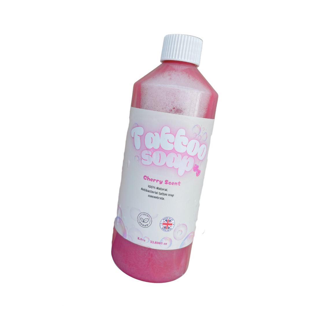 Cherry scent natural tattoo soap concentrate | 500ml