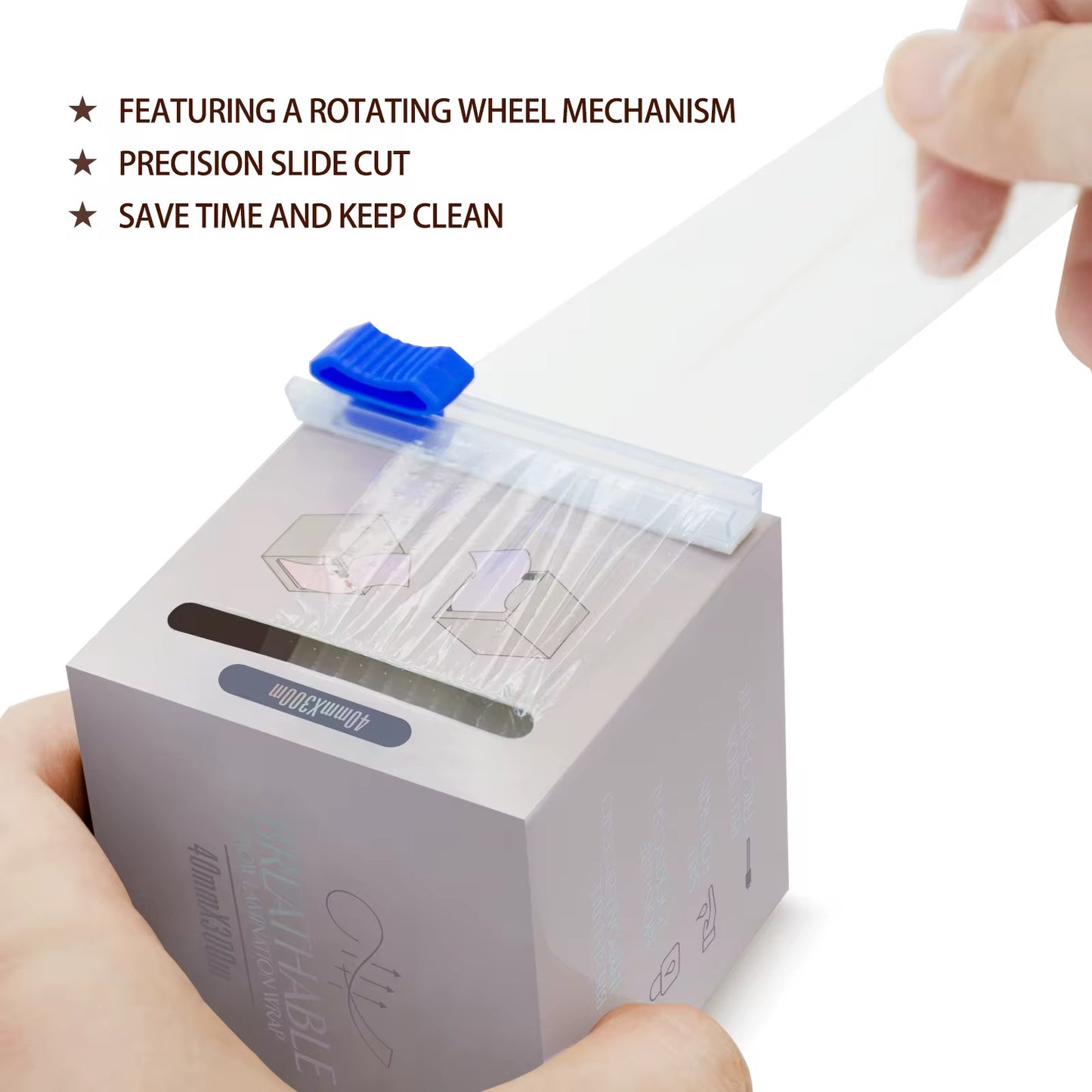 Occlusion wrap - Anaesthetic, pigment bath, lamination