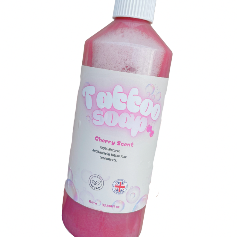 Cherry scent natural tattoo soap concentrate | 500ml
