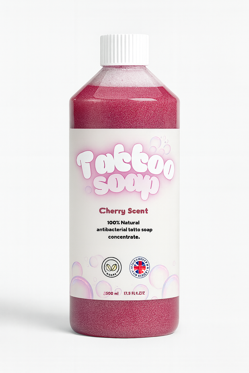 Cherry scent natural tattoo soap concentrate | 500ml