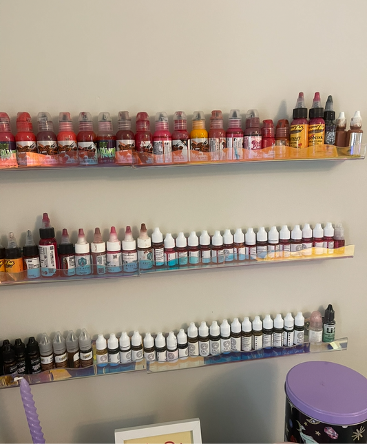 Holographic Pigment Shelves