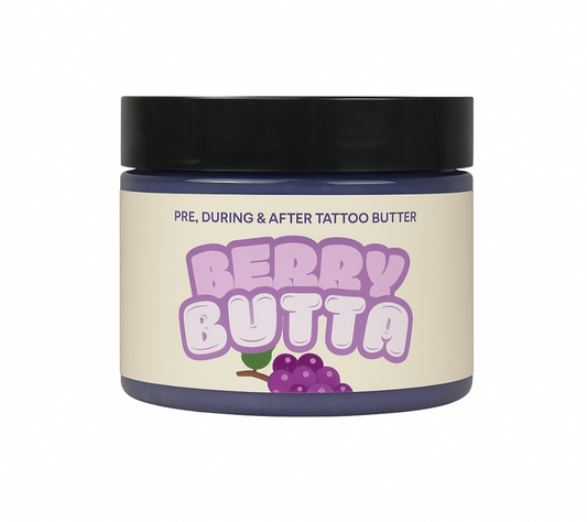 Berry Butta - Scented tattoo glide and skin ointment. 16oz 473ml