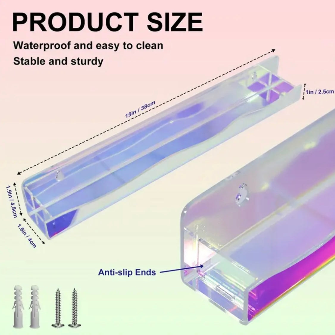 Holographic Pigment Shelves
