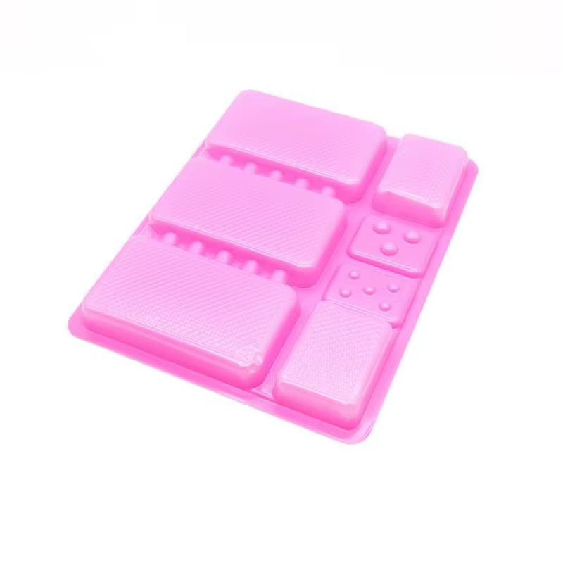 Pink disposable trays