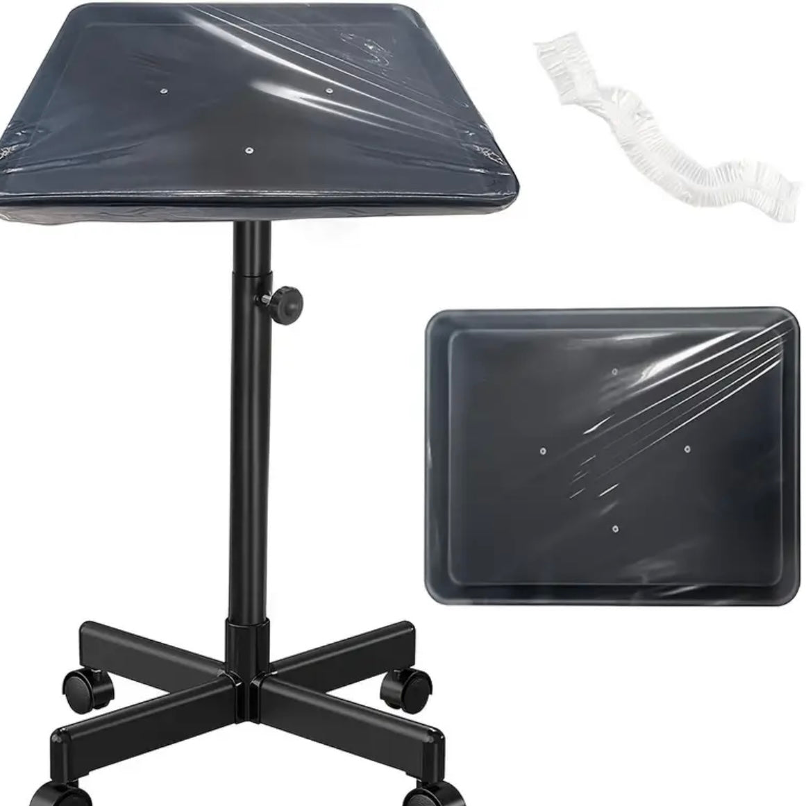 Elasticated tattoo trolley covers