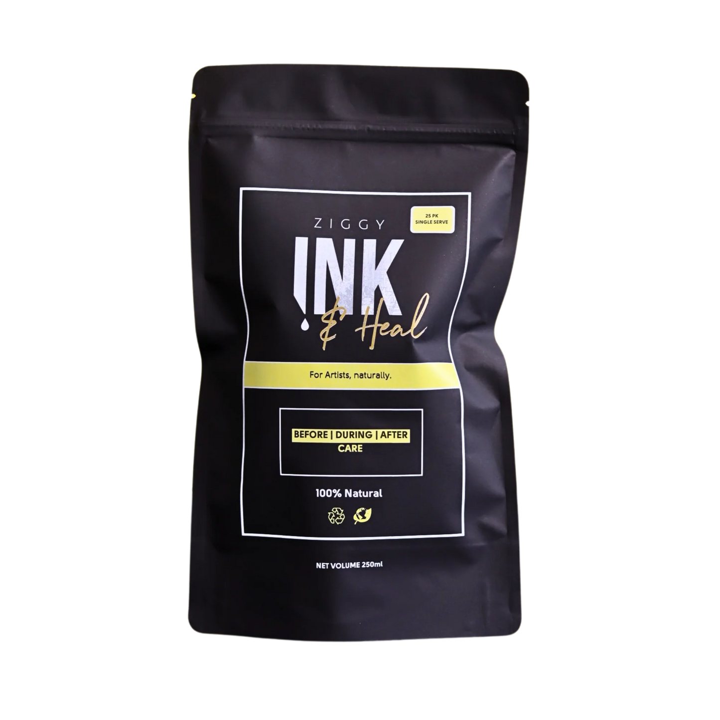 Ziggy Ink & Heal 10ml 25pcs | tattoo glide and healing butter.