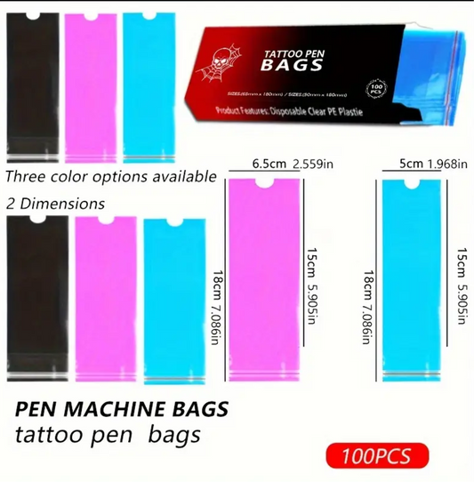 Self adhesive pen bags 100pcs